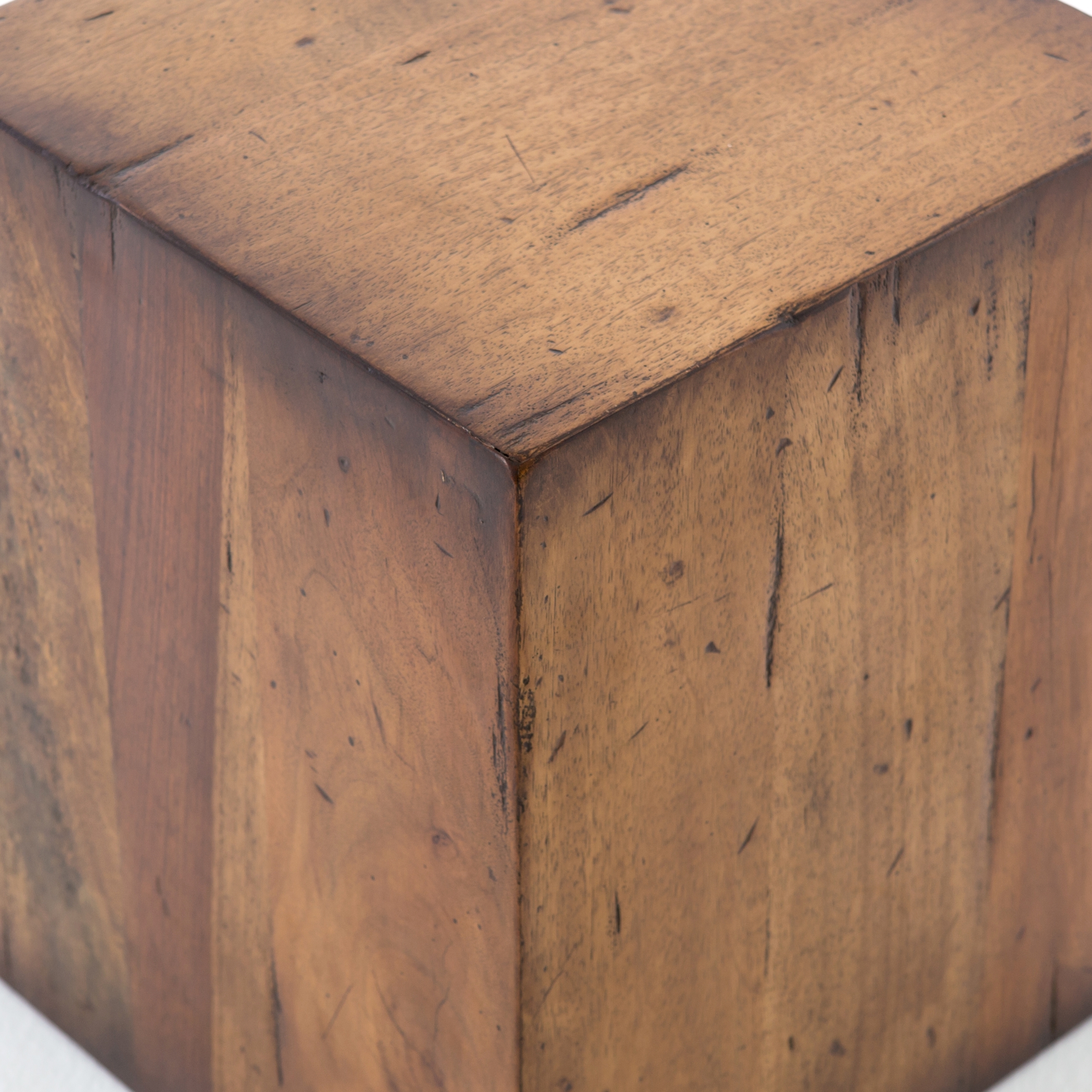Duncan End Table-Reclaimed Fruitwood - Image 6