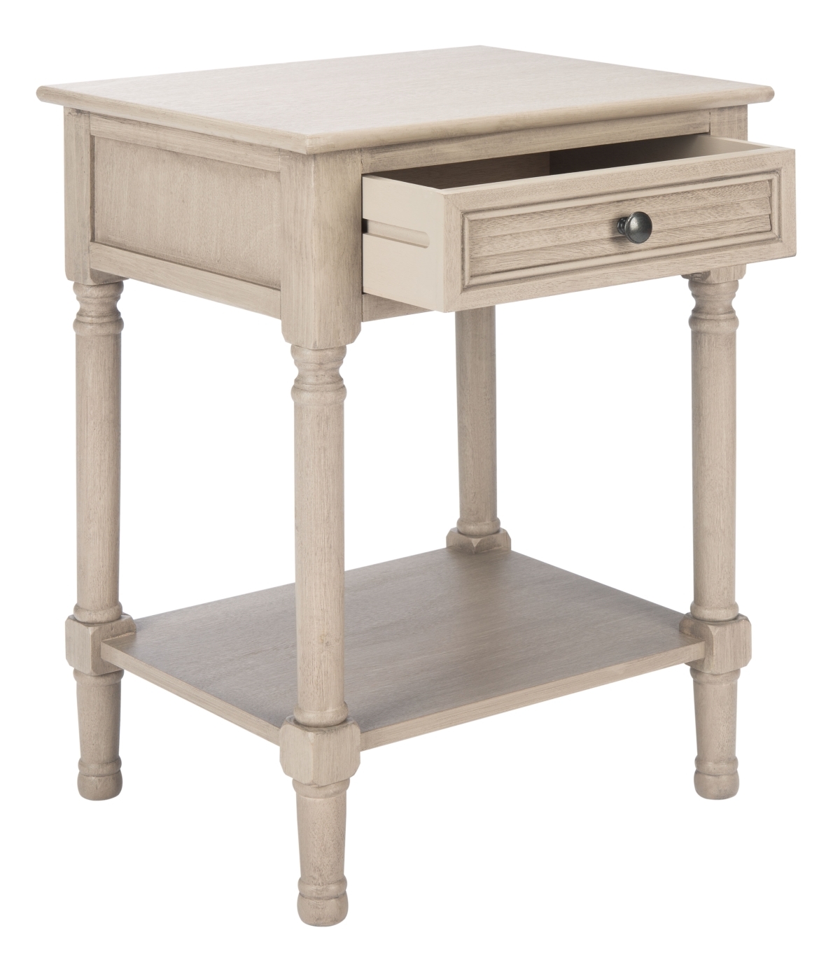 Tate 1 Drawer Accent Table - Greige - Safavieh - Image 5