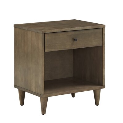 Aime 1 - Drawer Nightstand in Brown - Image 0
