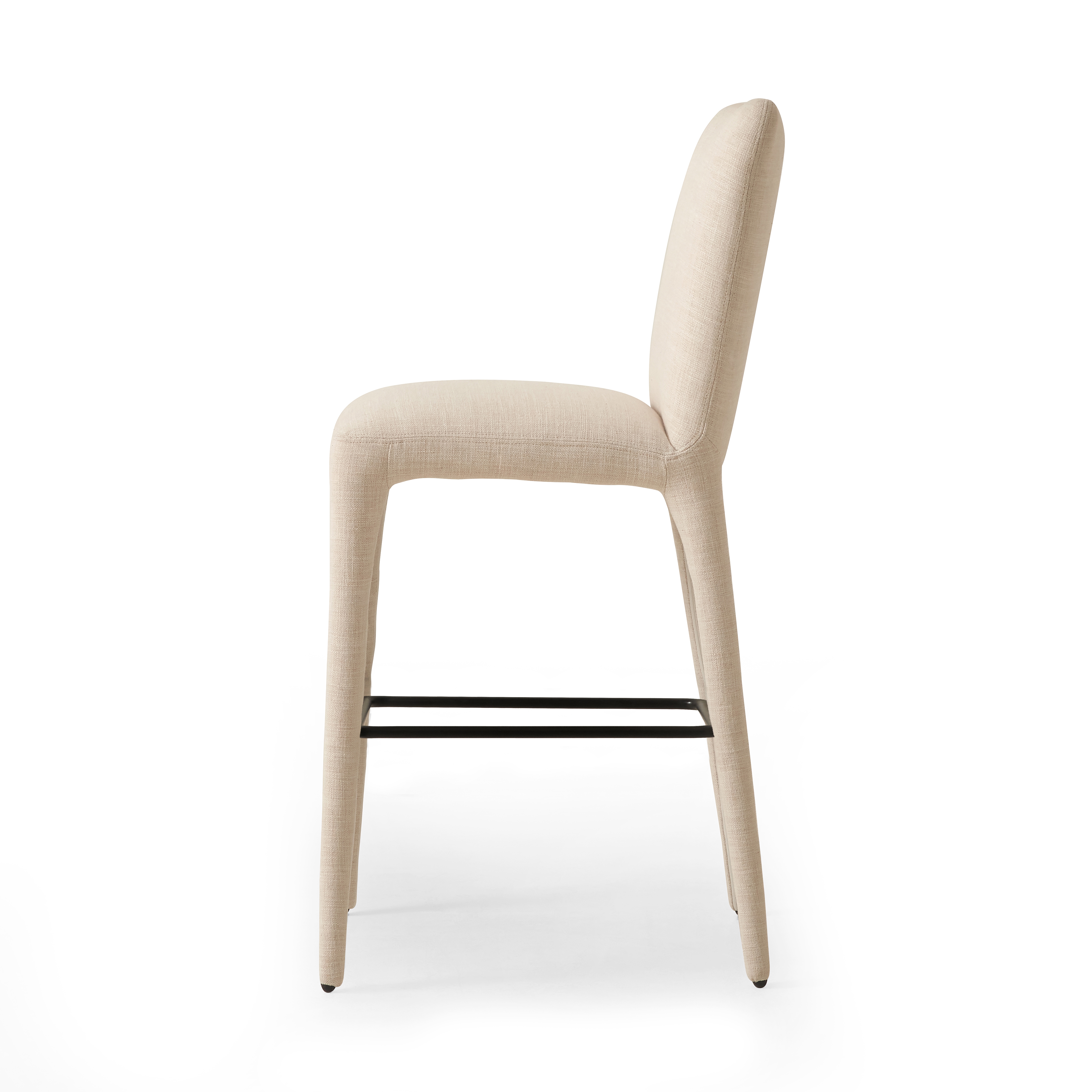 Monza Stool - Mixt Linen Natural - Image 3