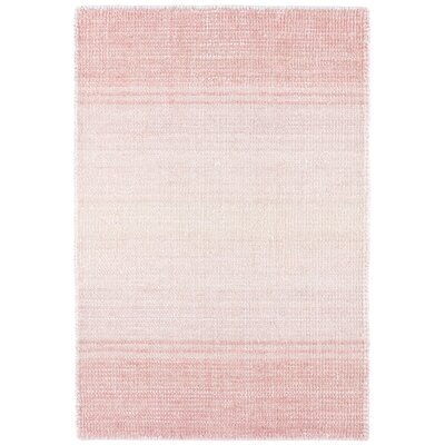 Pandora Striped Hand- Knotted Pink Area Rug - Image 0