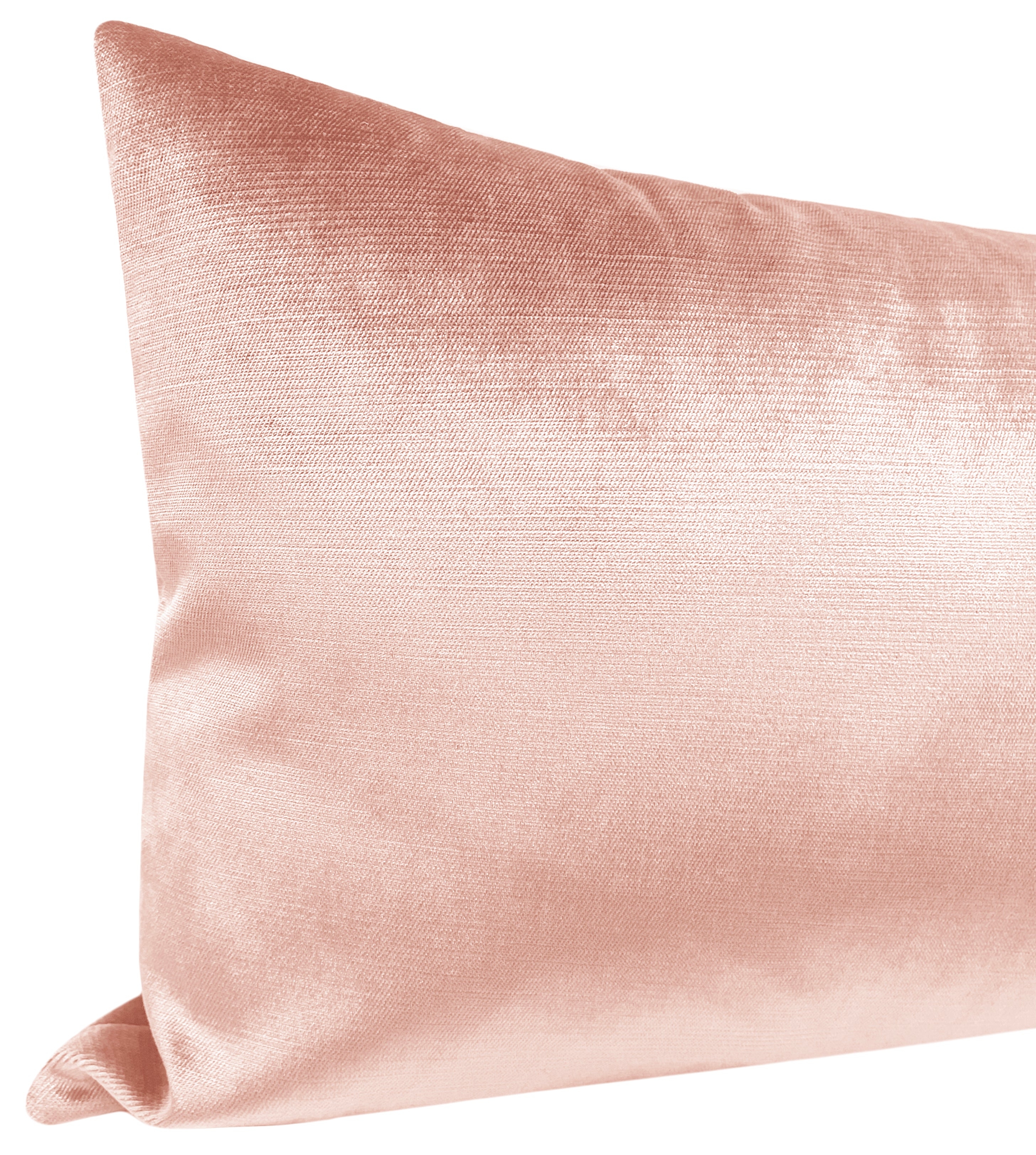 THE XL LUMBAR :: FAUX SILK VELVET // PINK PEONY - BY THE YARD - Image 3