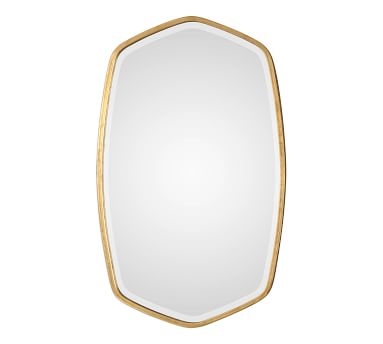 Oceano Wall Mirror, Gold, 22" x 36" - Image 2