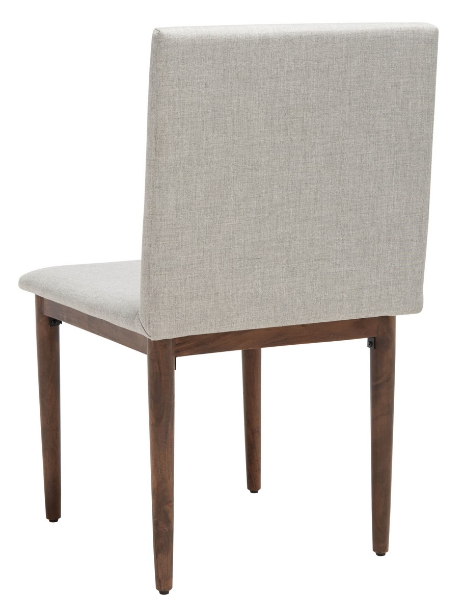 Milana Dining Chair - Walnut/Light Grey - Image 7