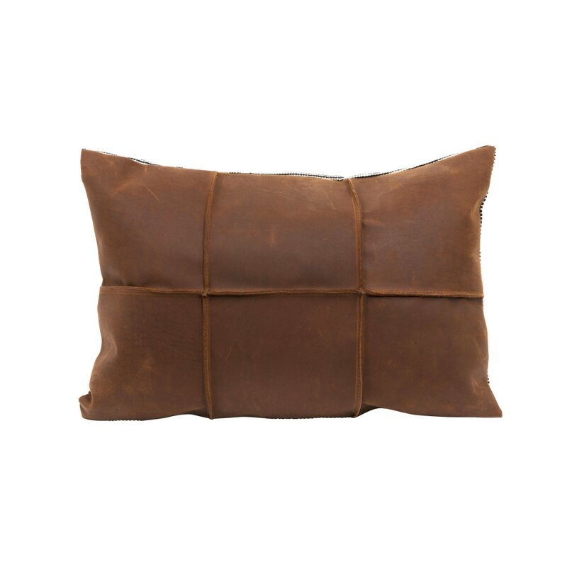 Helsinki Cotton Lumbar Pillow Cover & Insert, 20" x 14" - Image 1