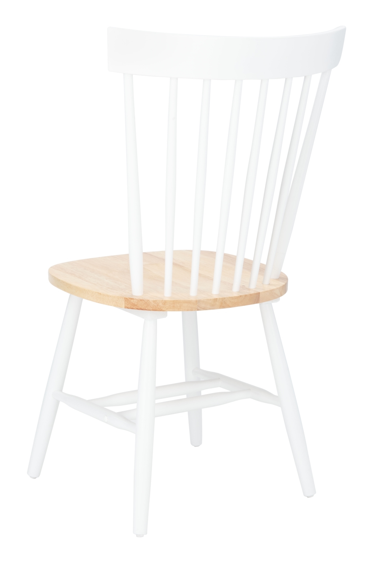 Parker Spindel Side Chair - White / Natural - Safavieh - Image 7