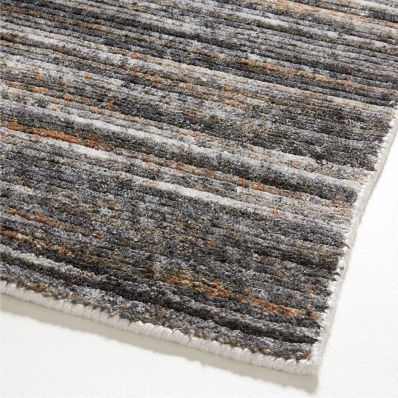 Antwerp Performance Handwoven Charcoal Grey Area Rug 9'x12' - Image 2