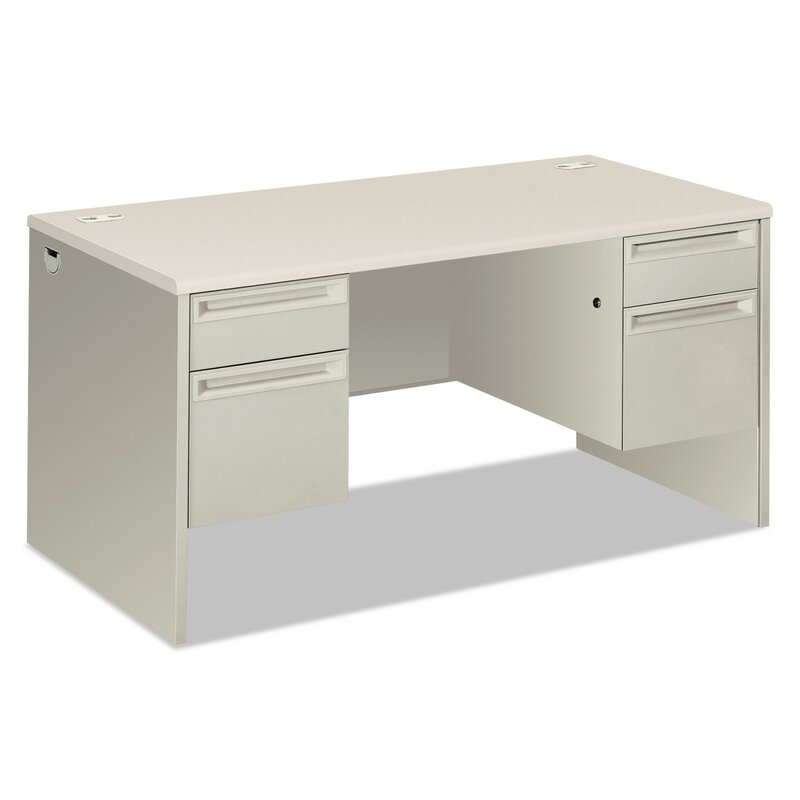  38000 Series Double Rectangular Desk Size: 30" H x 60" W x 30" D - Image 0