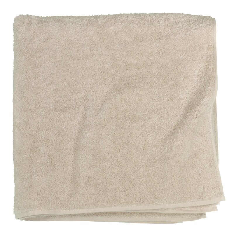 Uchino CL Zero Twist Bath Towel Color: Beige - Image 0