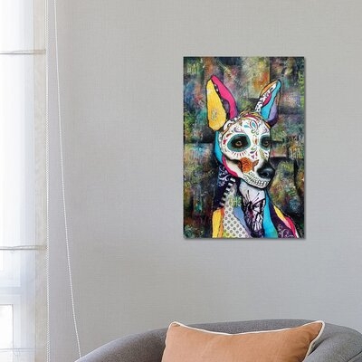 Xolo Day of the Dead by Patricia Lintner - Wrapped Canvas Graphic Art Print - Image 0
