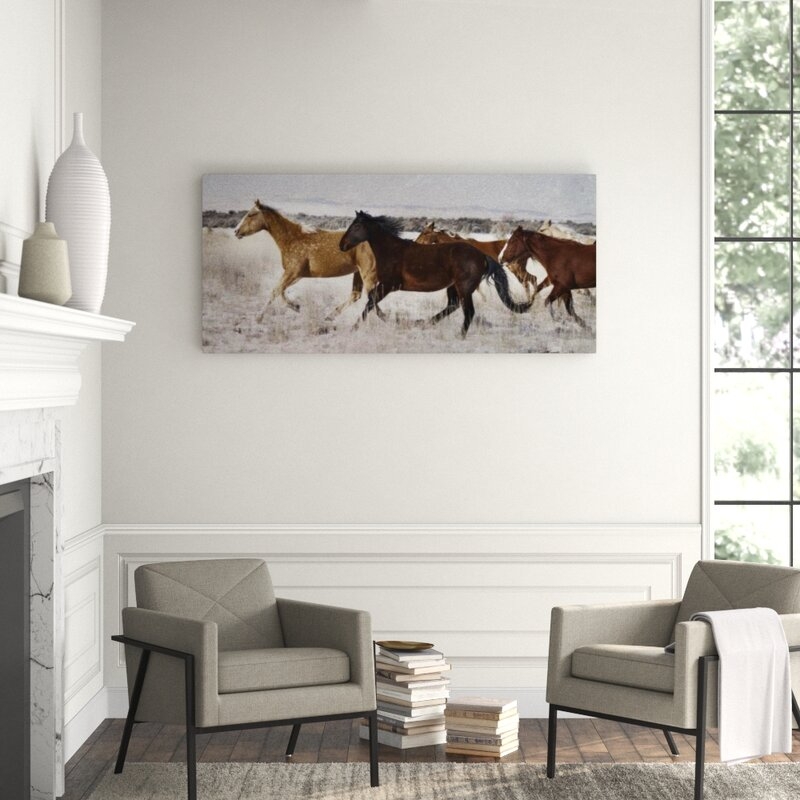 Chelsea Art Studio Mares on Promontory by Chris Dunker - Wrapped Canvas Photograph - Image 0