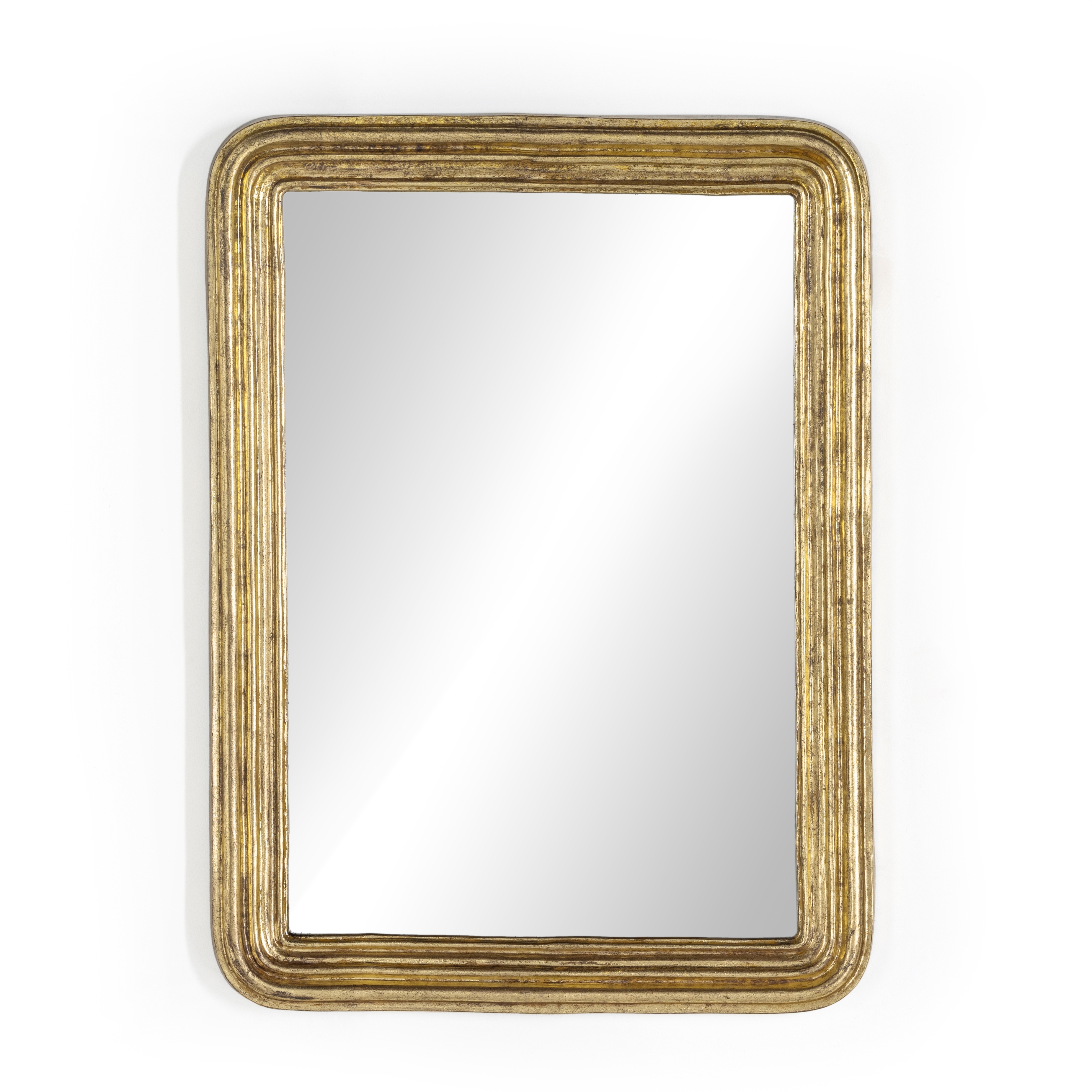 Vintage Louis Mirror - Antiqued Gold Leaf - Image 1