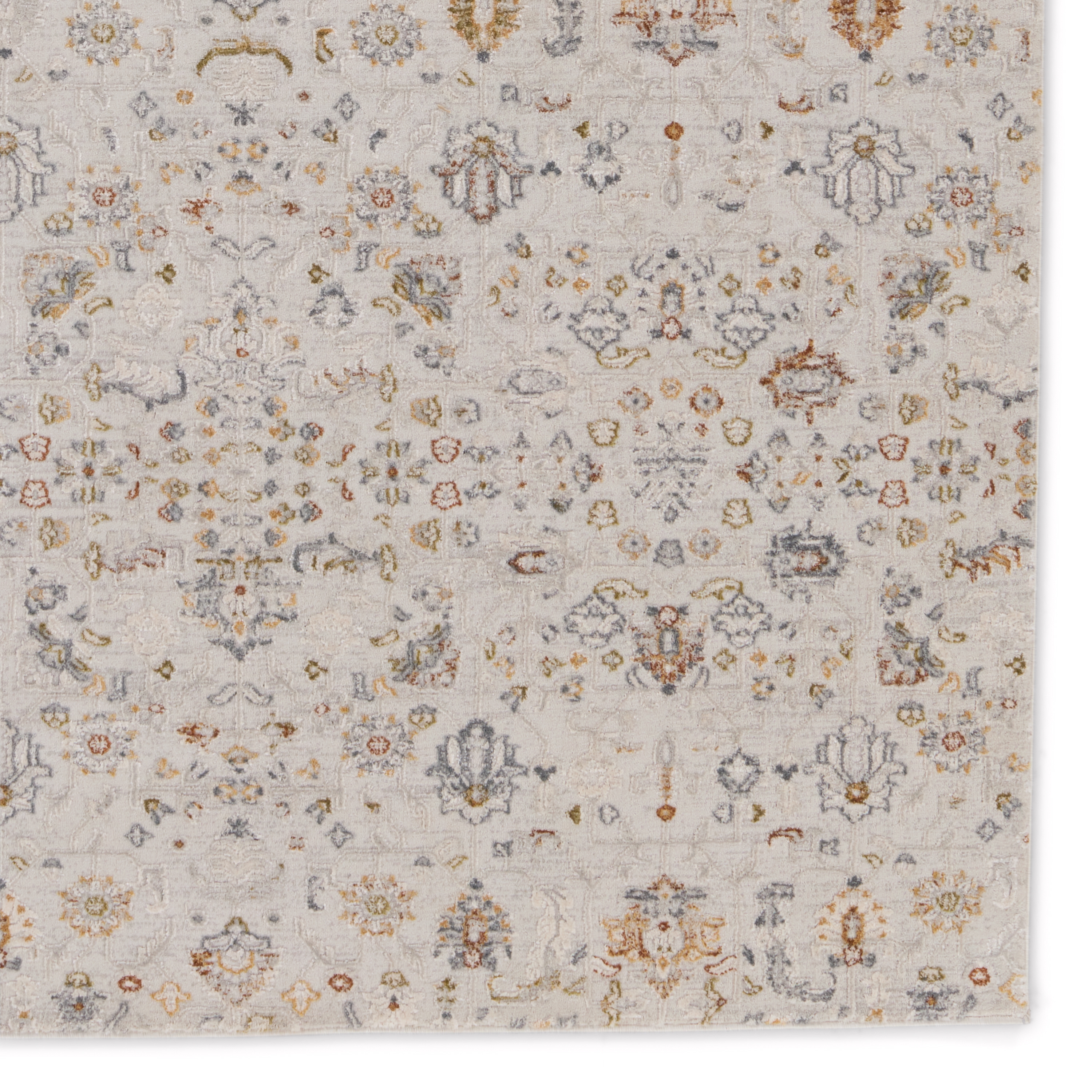 Waverly Floral White/ Light Gray Area Rug (11'10"X14') - Image 3