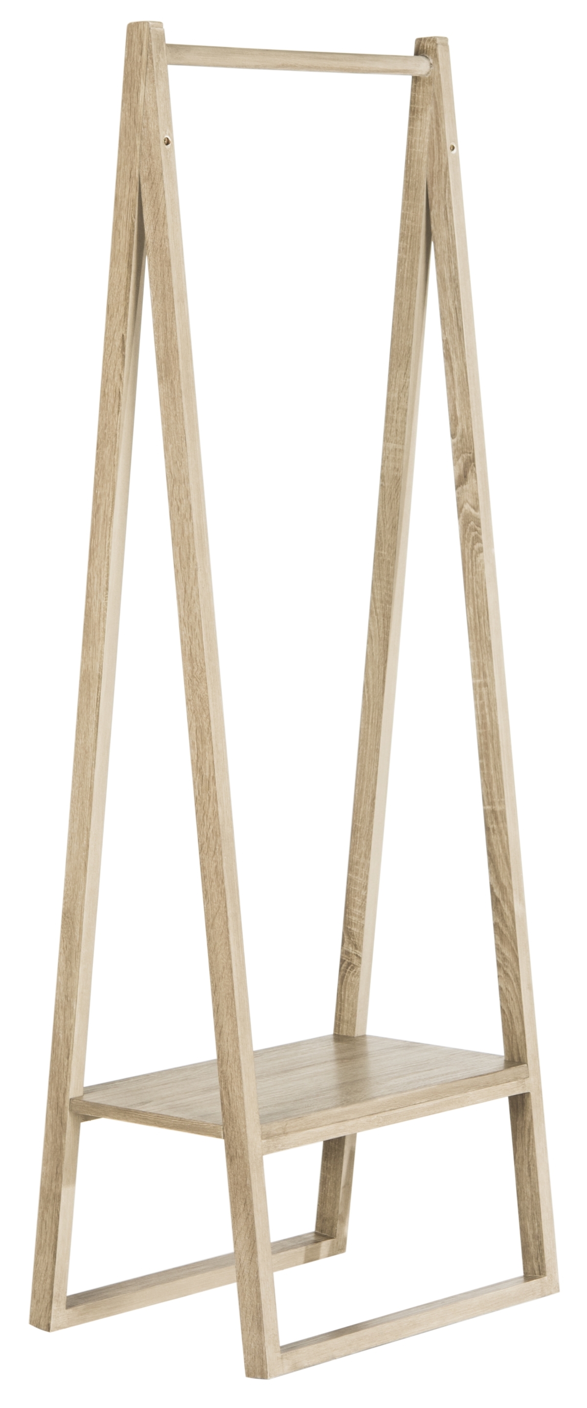 Afia Coat Rack - Light Oak - Safavieh - Image 5