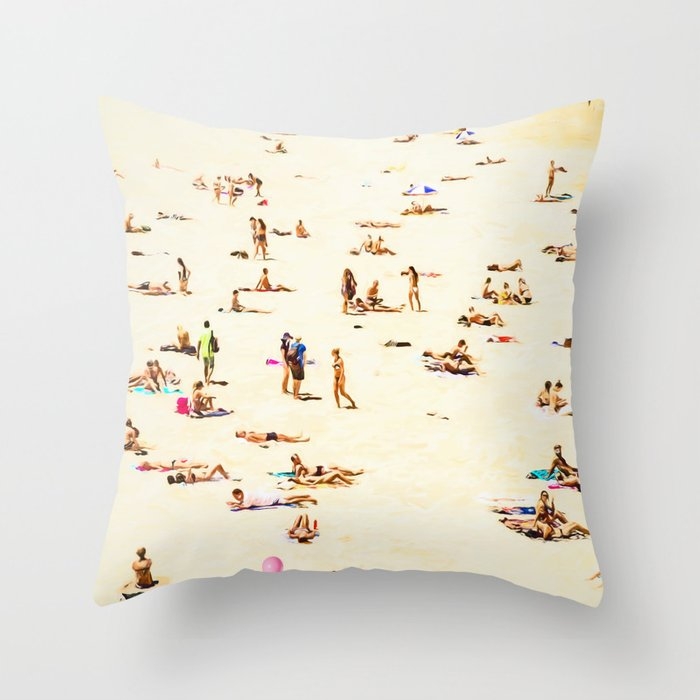 Summer #society6 #decor #buyart Throw Pillow by 83 Oranges Free Spirits - Cover (24" x 24") With Pillow Insert - Indoor Pillow - Image 0