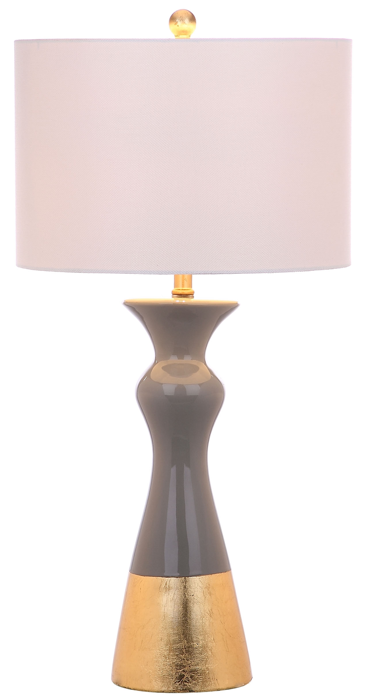Iris 30.5-Inch H Table Lamp - Grey/Gold - Safavieh - Image 0