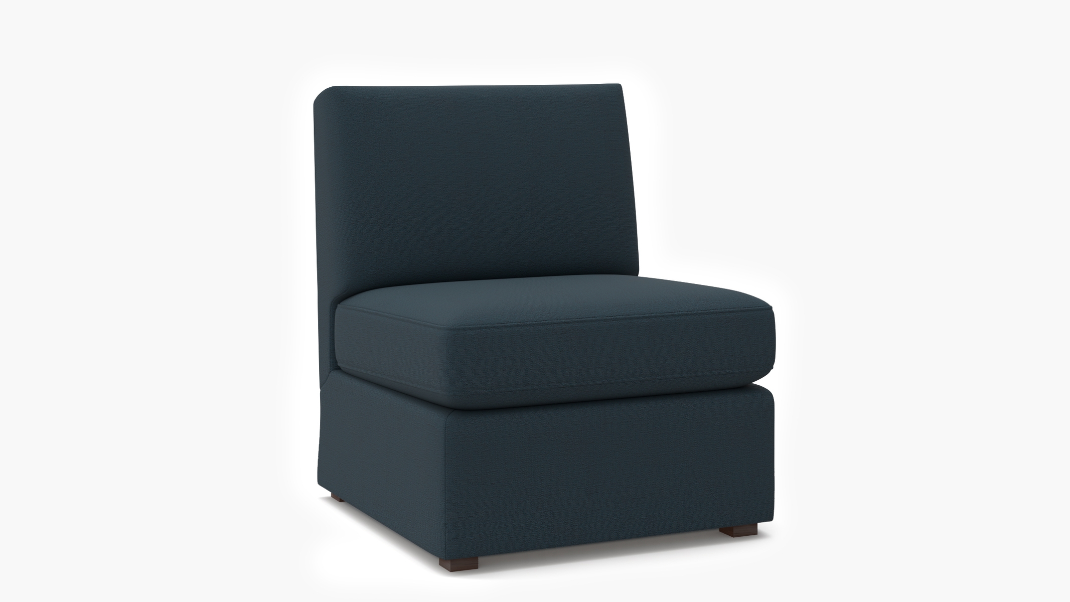 Grande Slipper Chair, Navy Everyday Linen - Image 1