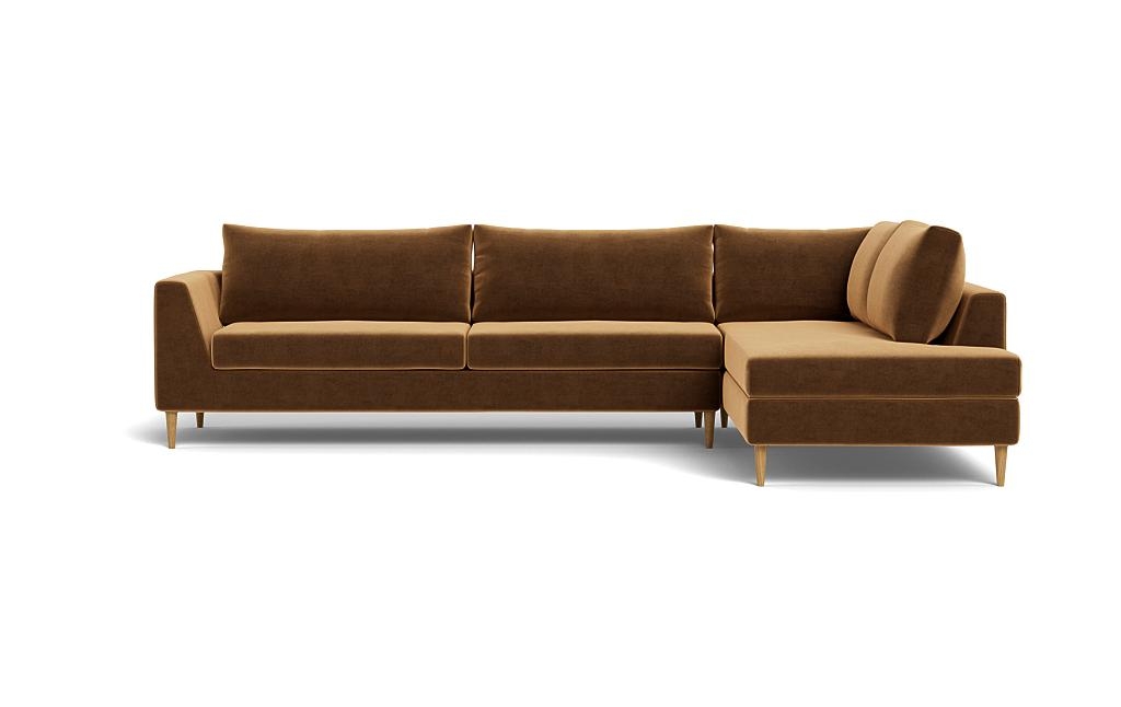 Asher 3-Seat Sectional with Right Bumper - Image 0