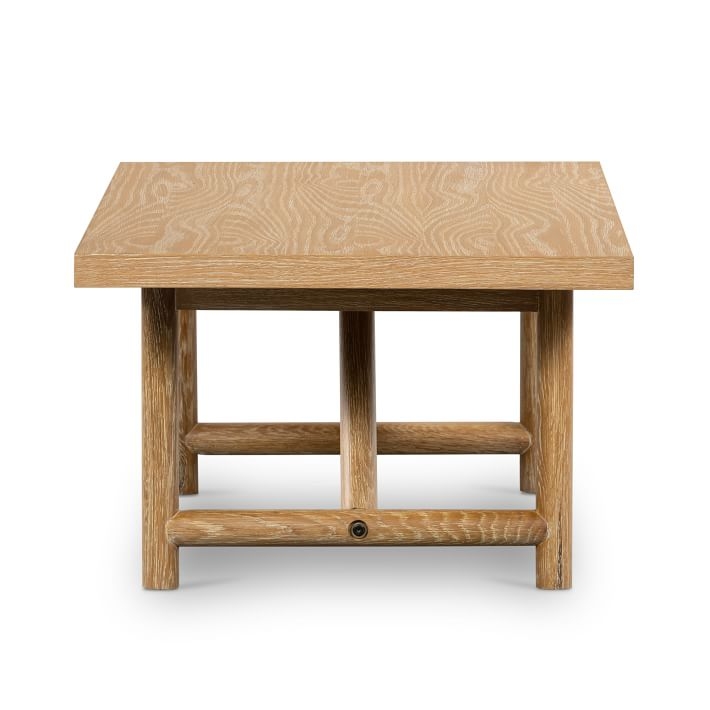 Geometric Oak Base Coffee Table - Image 4