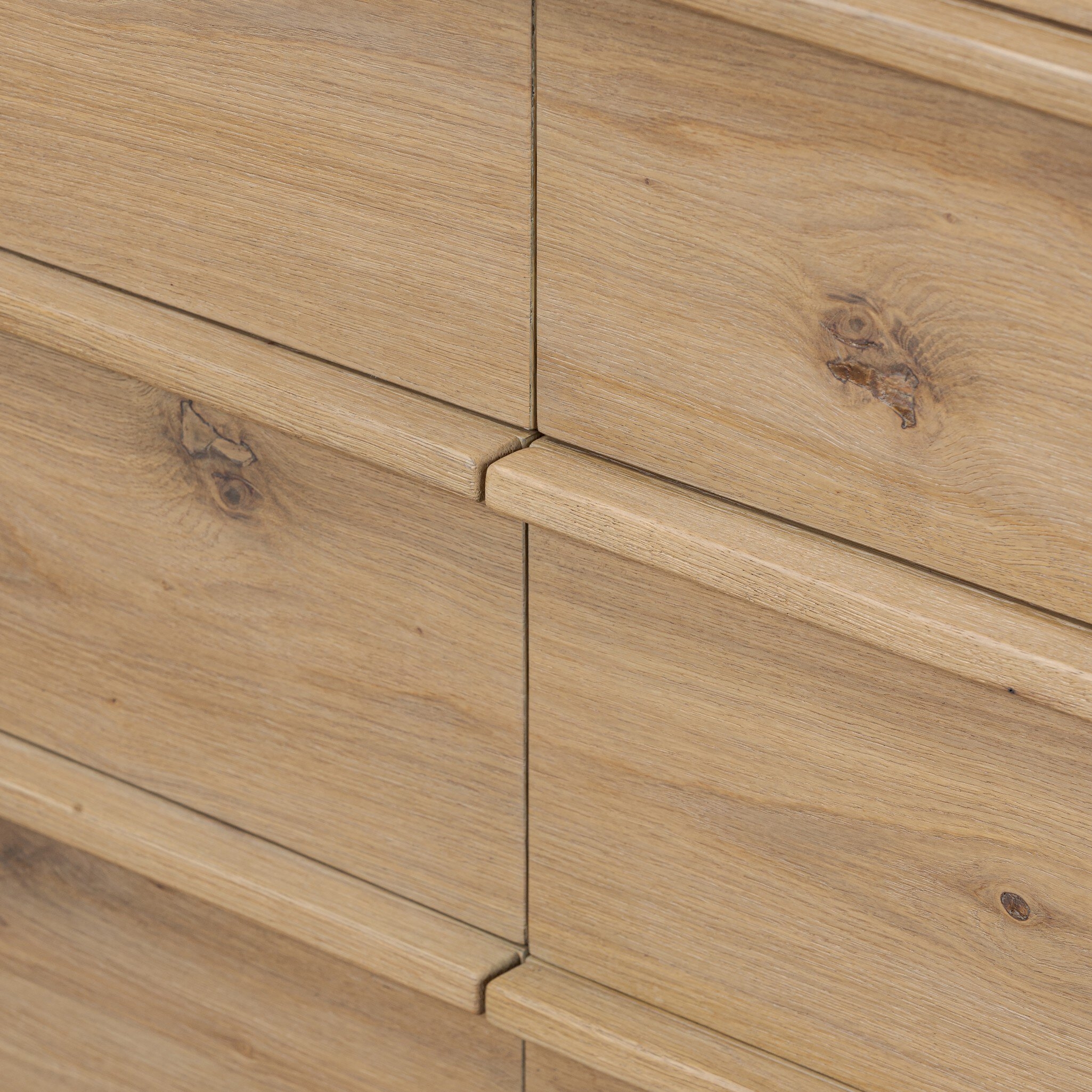 Emmer 6 Drawer Dresser - Aged Smoked Oak Veneer - Image 10