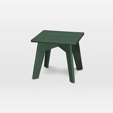 Polywood x West Elm Side Table, Green - Image 0
