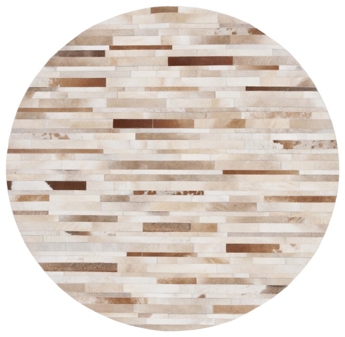 Safavieh Hand Woven Area Rug, STL218B, Tan/Ivory, 6' X 6'  - Image 0