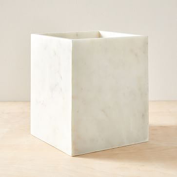 Amalia Marble Tablescape, Large Square, White Marble - Image 2