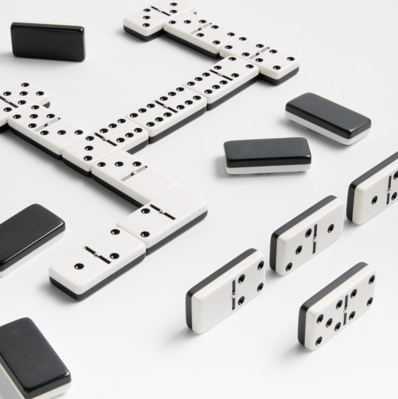 Luxe Dominoes El Tigre Walnut Domino Set Game - Image 3