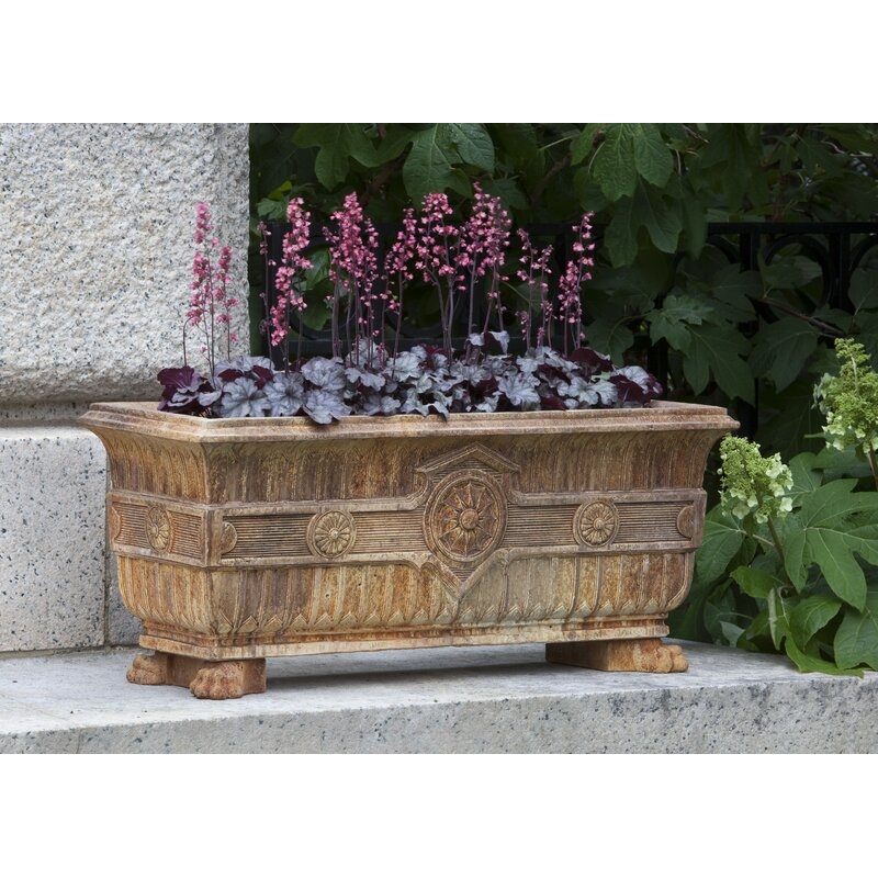 Campania International Smithsonian Cast Stone Pot Planter - Image 0