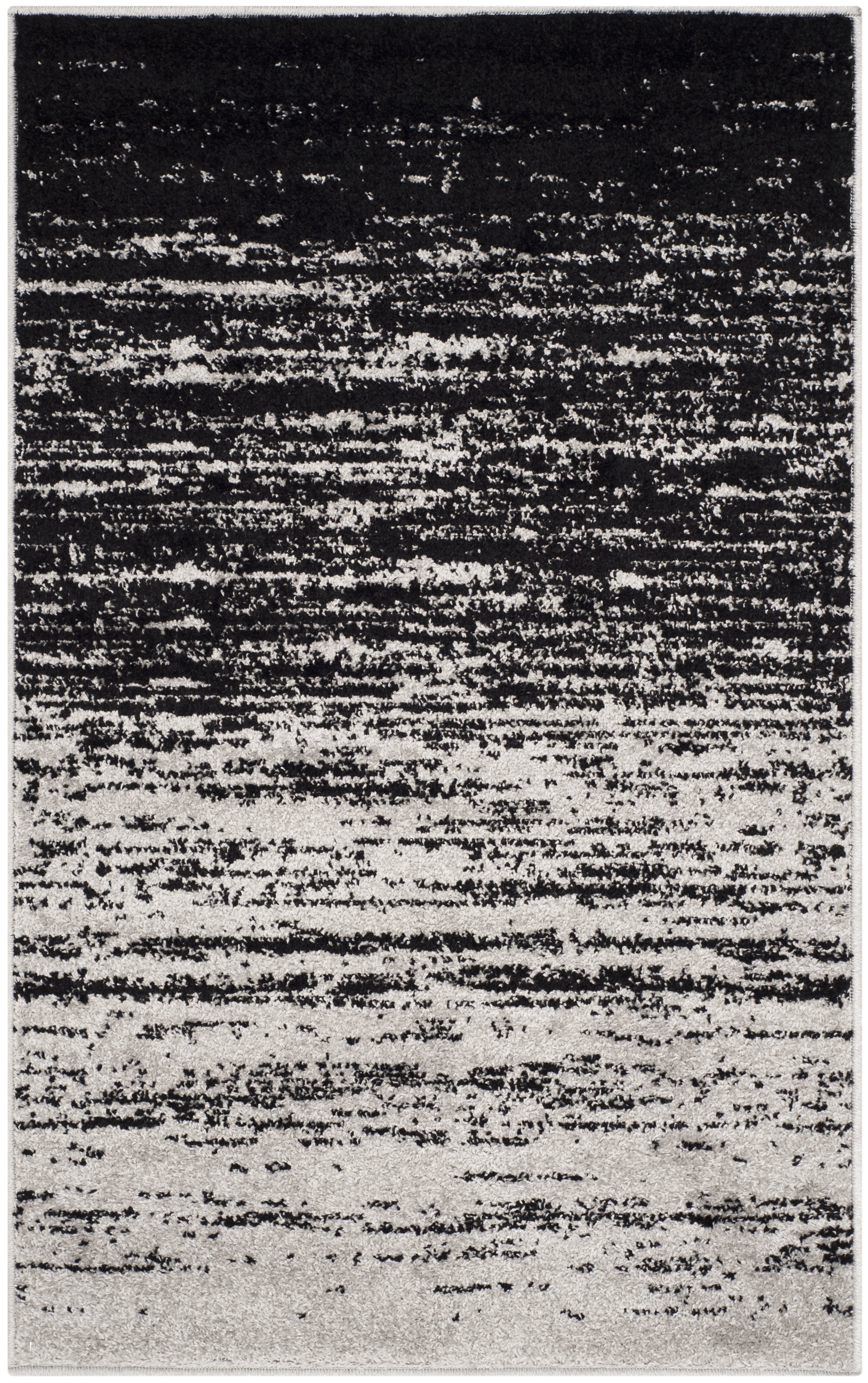 Arlo Home Woven Area Rug, ADR113A, Silver/Black,  2' 6" X 4' - Image 0