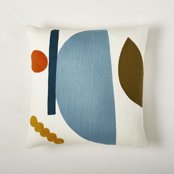 Donna Wilson Balance Shapes Pillow Cover, 18"x18", Multi - Image 0