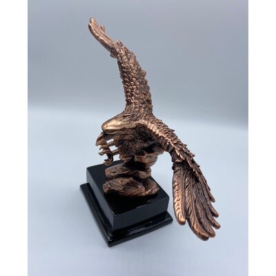 Eagle Wingsspread On Rock - Image 0