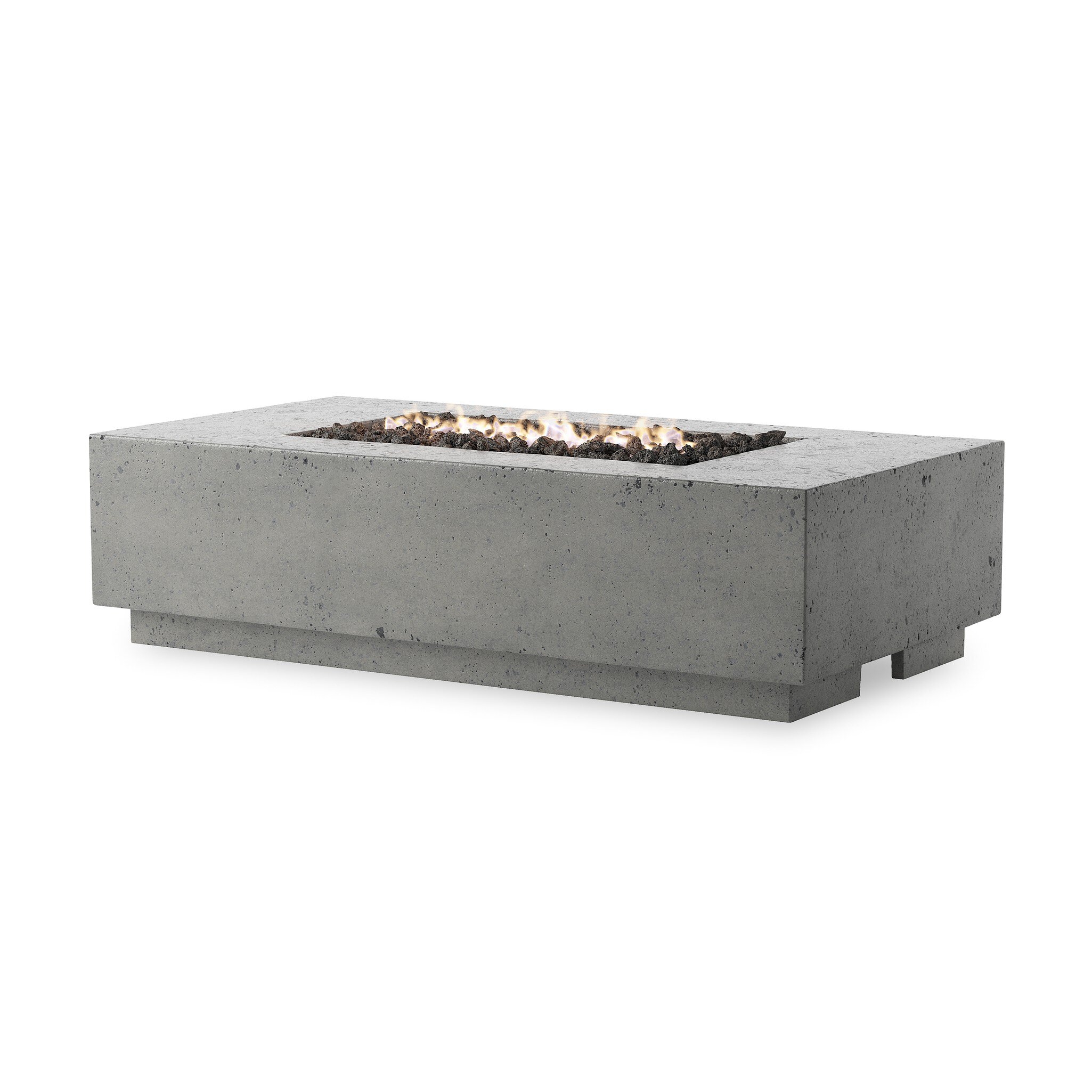 Kenton Outdoor Fire Table - Pewter Concrete - Image 1