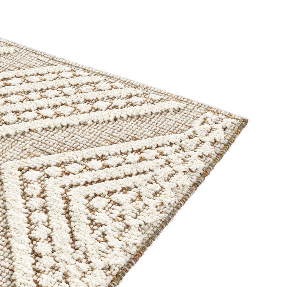Carina 5 x 8 Rug - Textured Ivory - Image 1