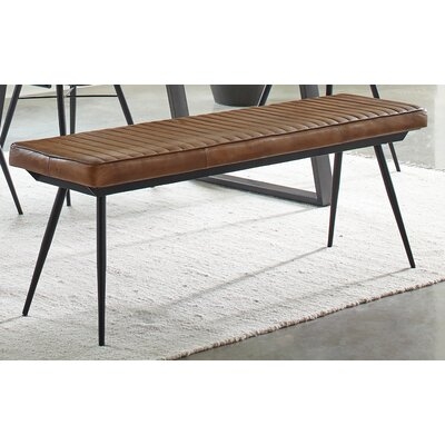 Benedikte Faux Leather Bench - Image 0