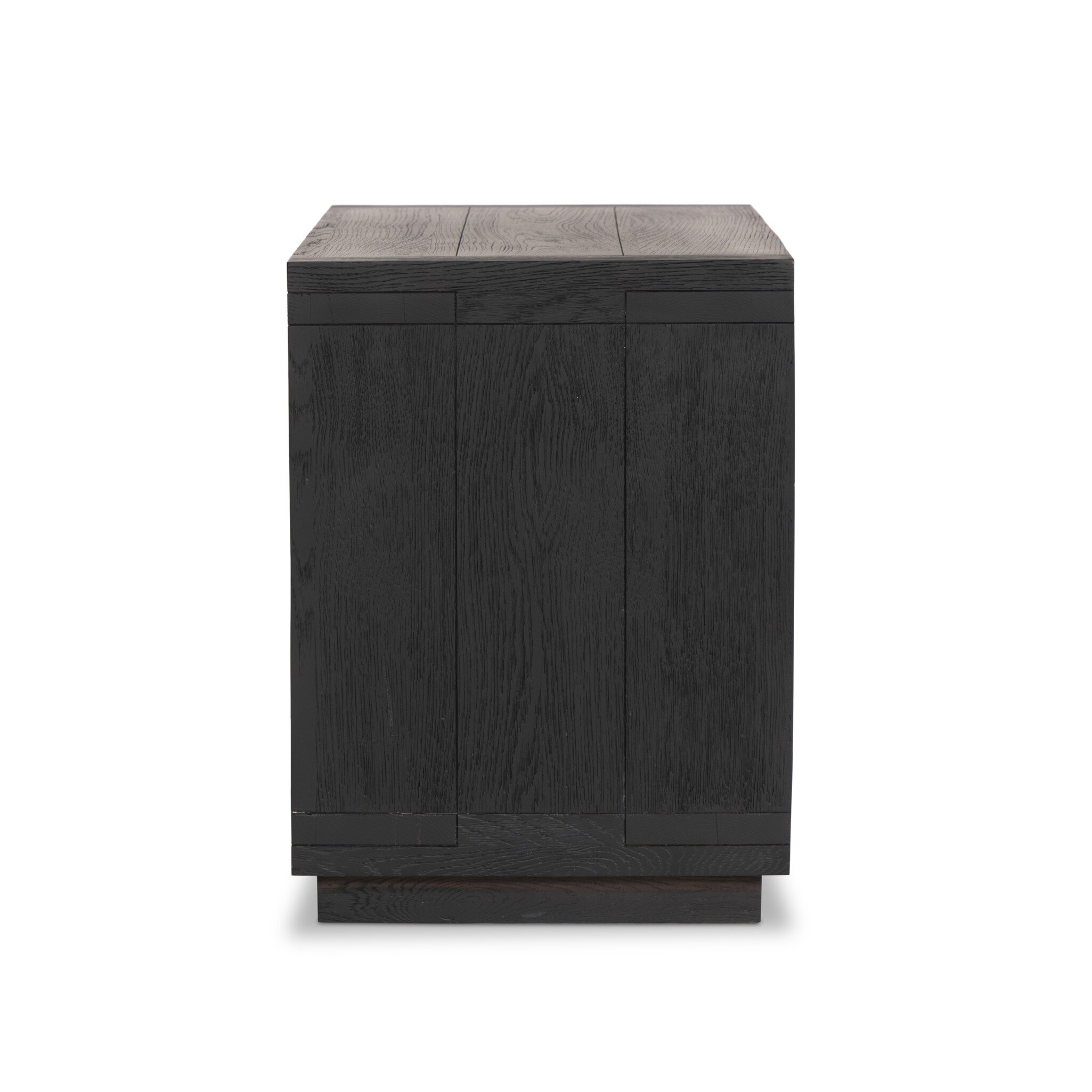 Warby Nightstand - Worn Black Veneer - Image 4