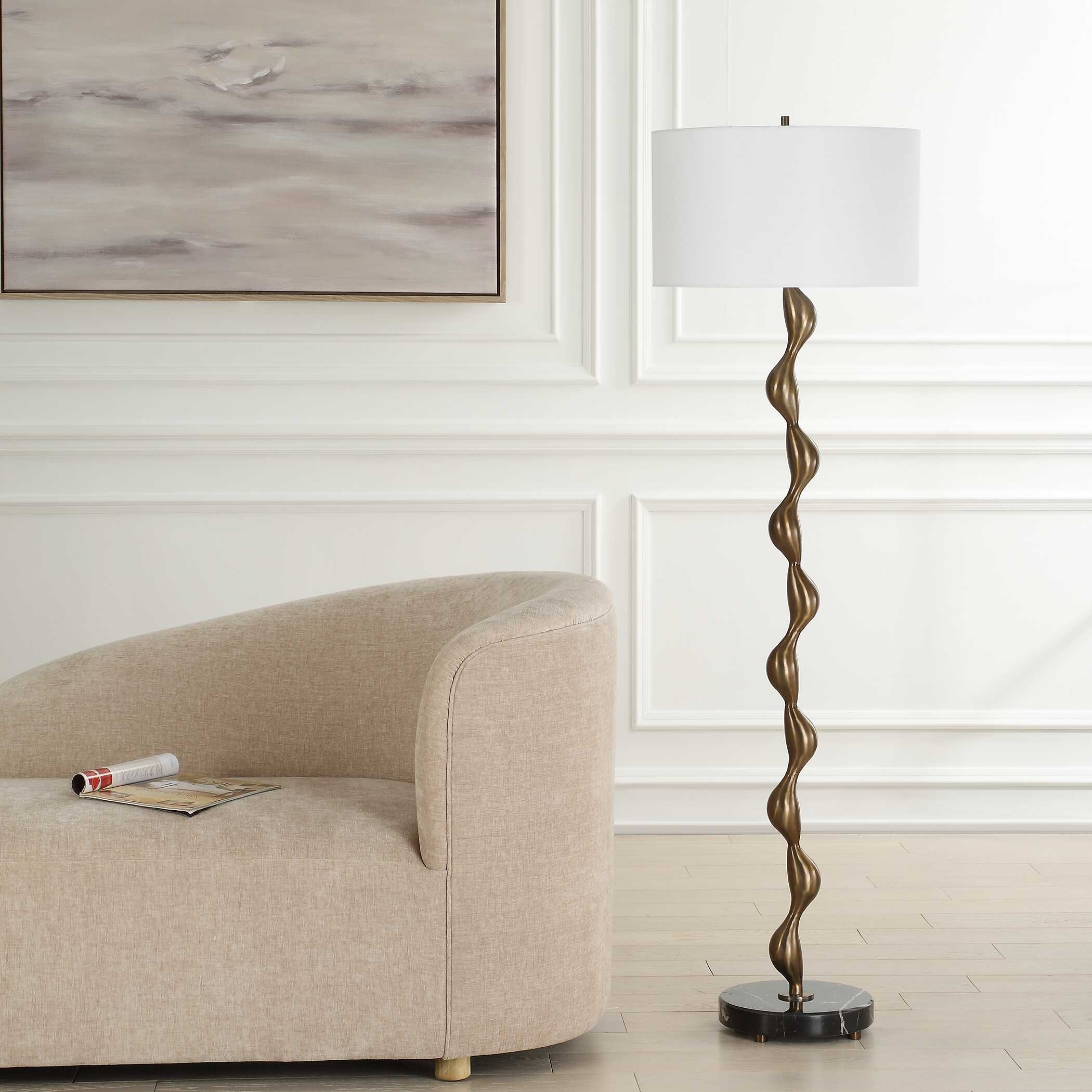 Remolino Bronze Floor Lamp - Image 2