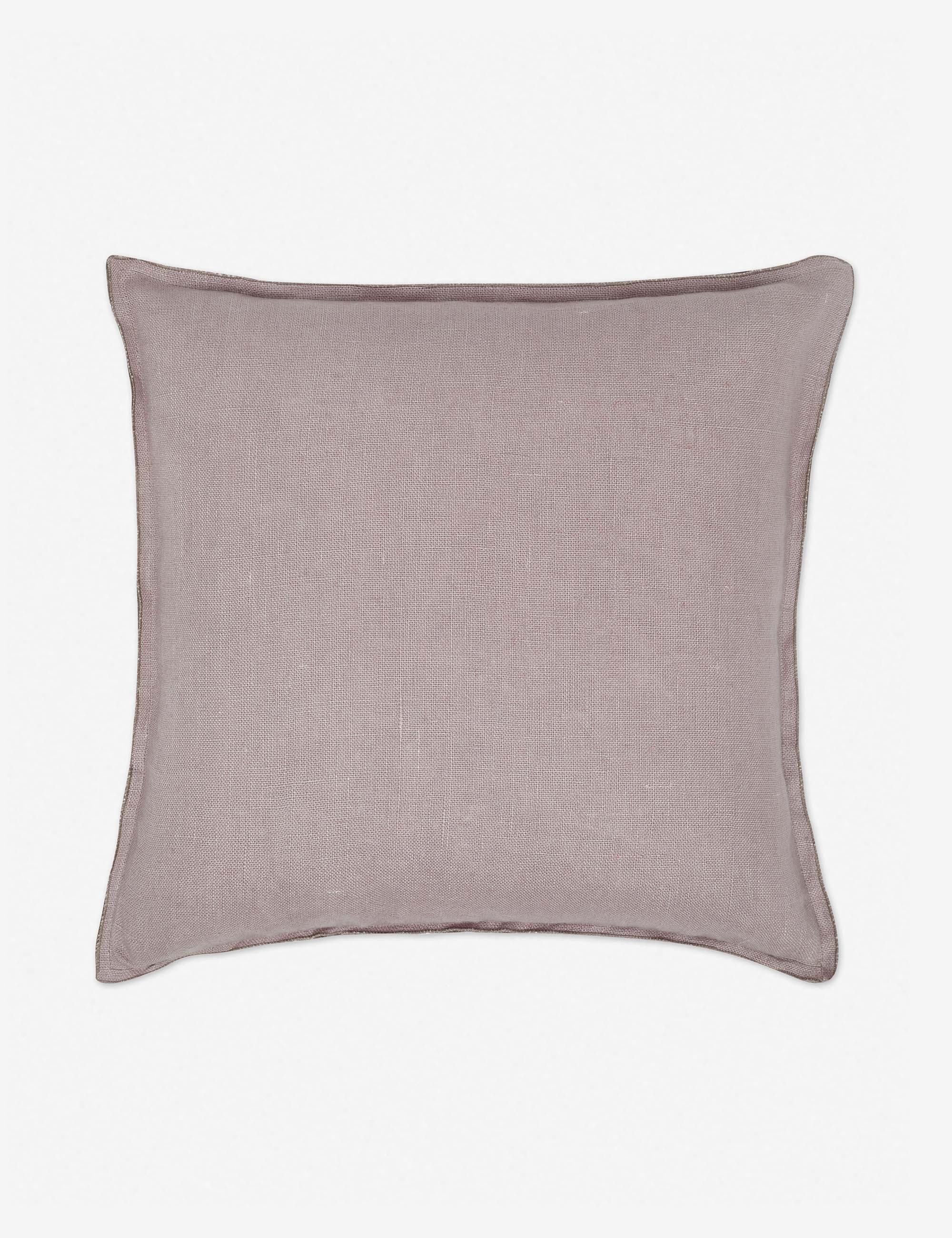 Arlo Linen Pillow, Dark Natural - Image 0