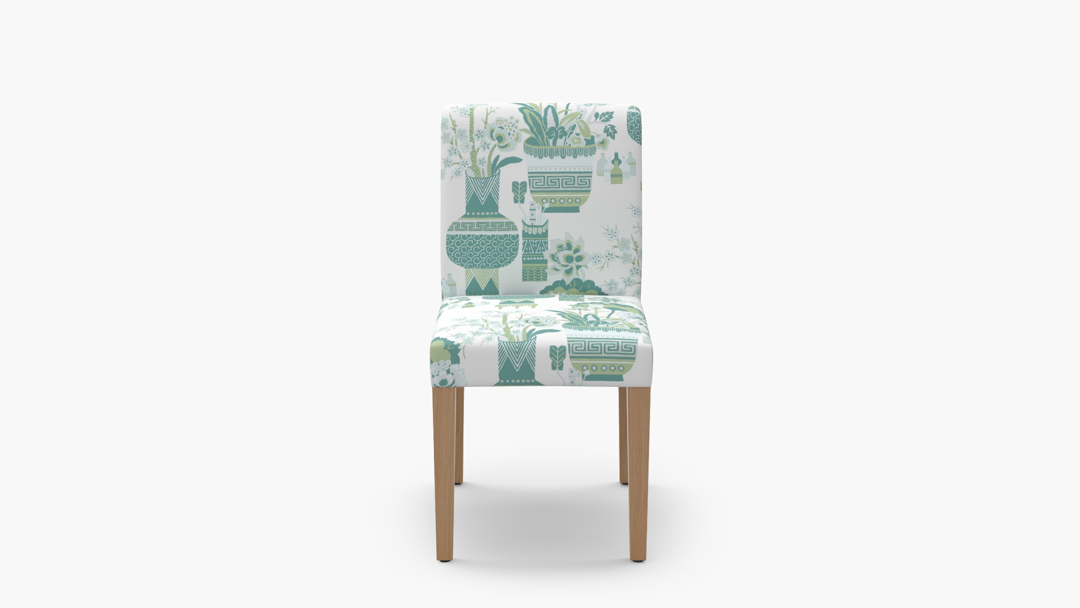 Signature Dining Chair, Pistachio Kan-Shie, Natural Square Tapered Leg - Image 0