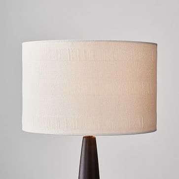Drum Shade Table Lamp White Pleated (11") - Image 3