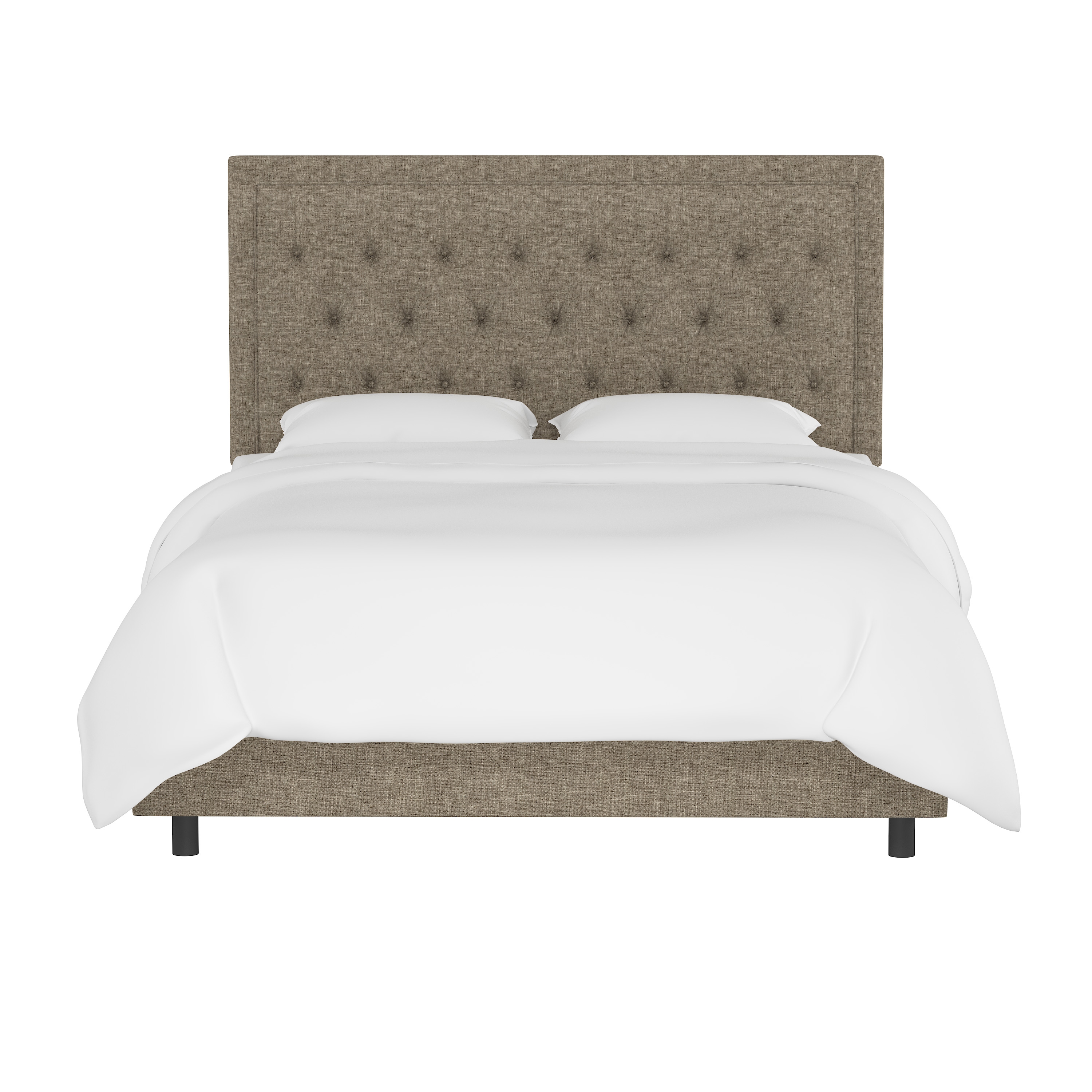 Lafayette Bed, Queen, Linen - Image 1