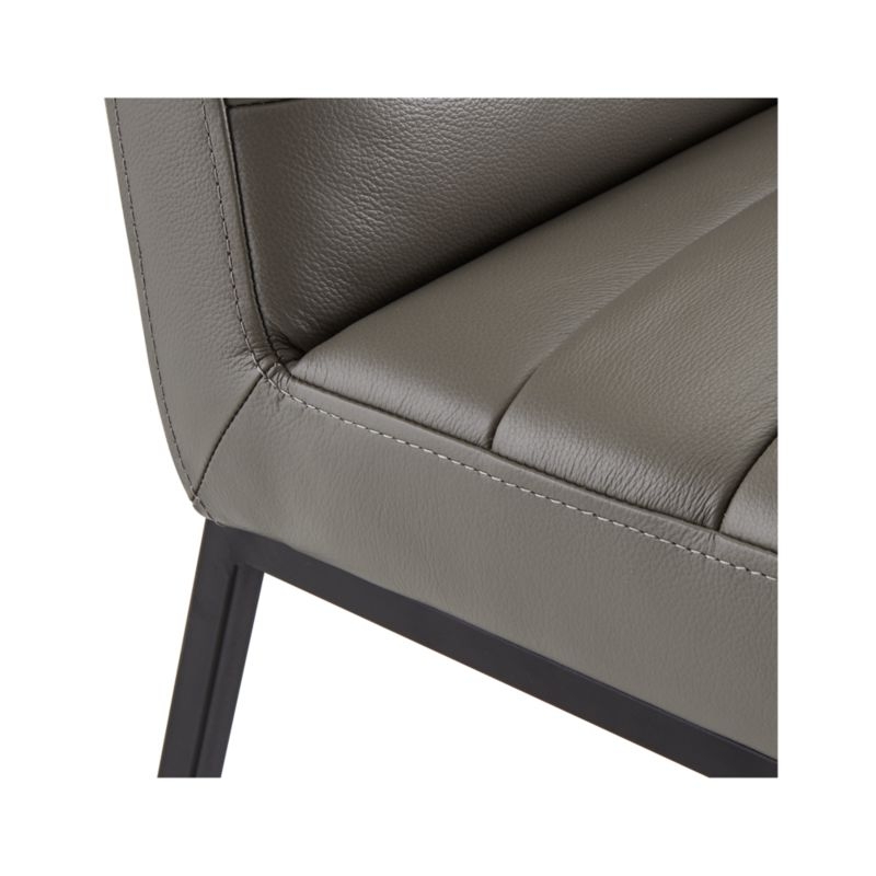 Channel Leather Dining Chair - Image 5