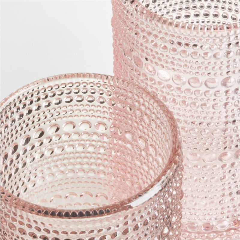 Alma 10-Oz. Pink Double Old-Fashioned Glass - Image 1