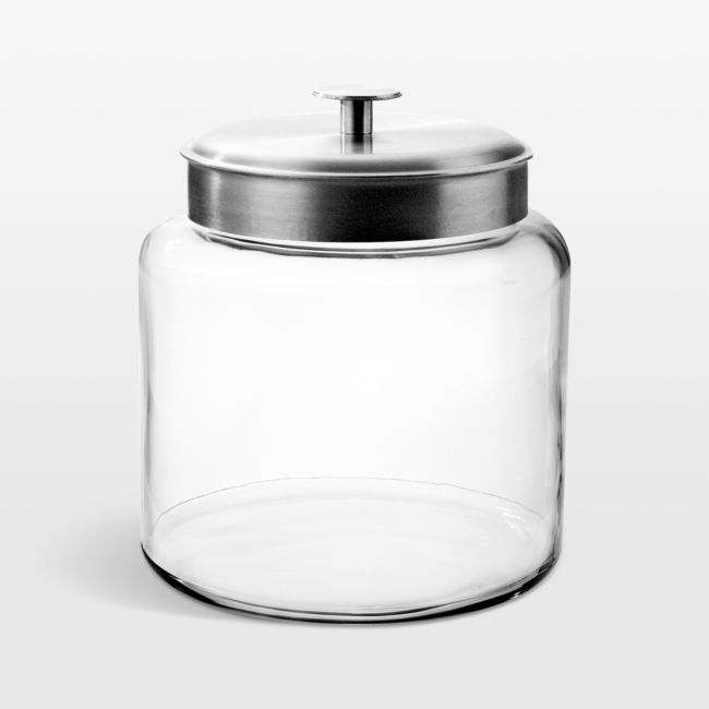 Anchor Hocking 1.5-Gallon Montana Glass Jar with Brushed Aluminum Lid - Image 0