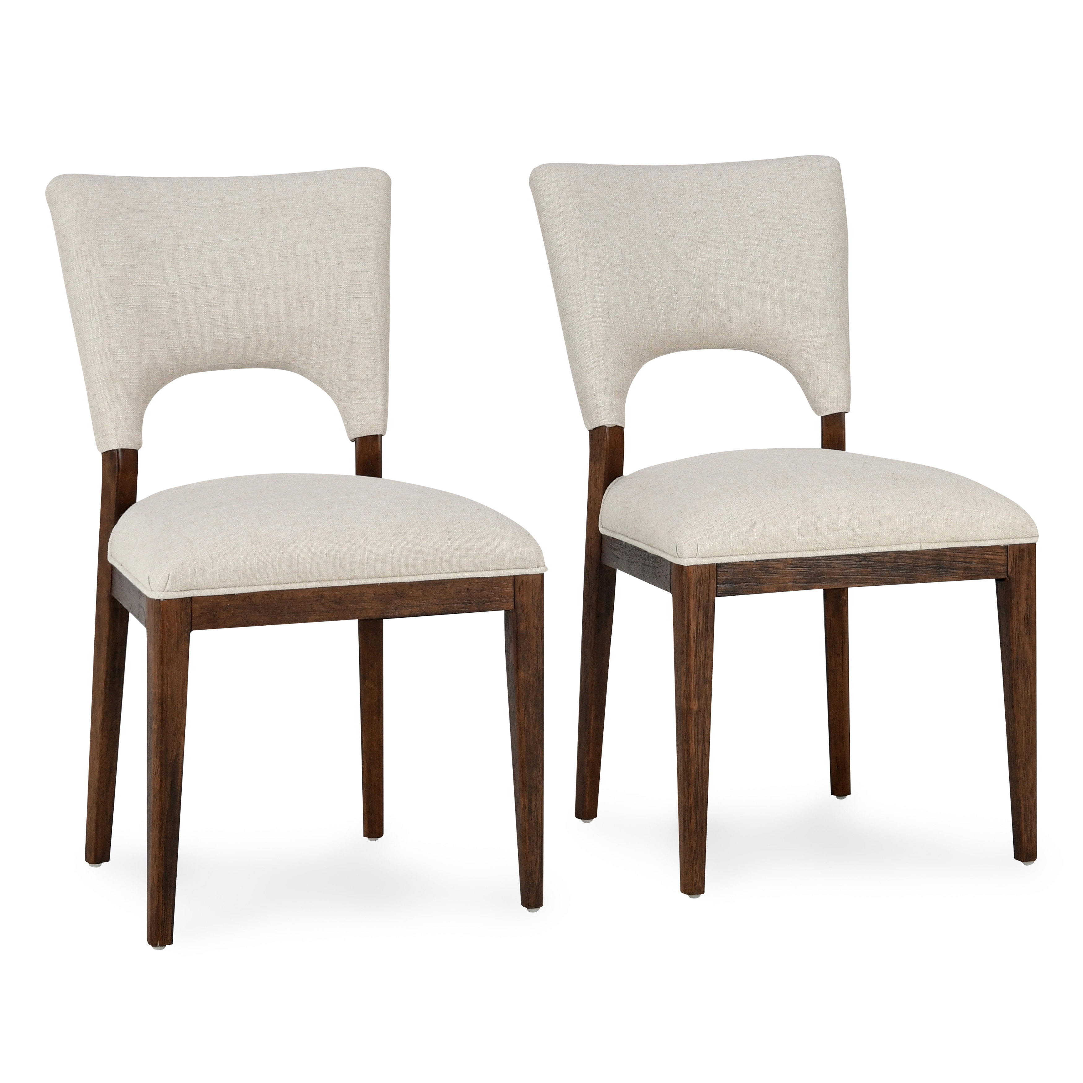 Mitchel Upholstered Dining Chair Natural Set of 2 - Image 0