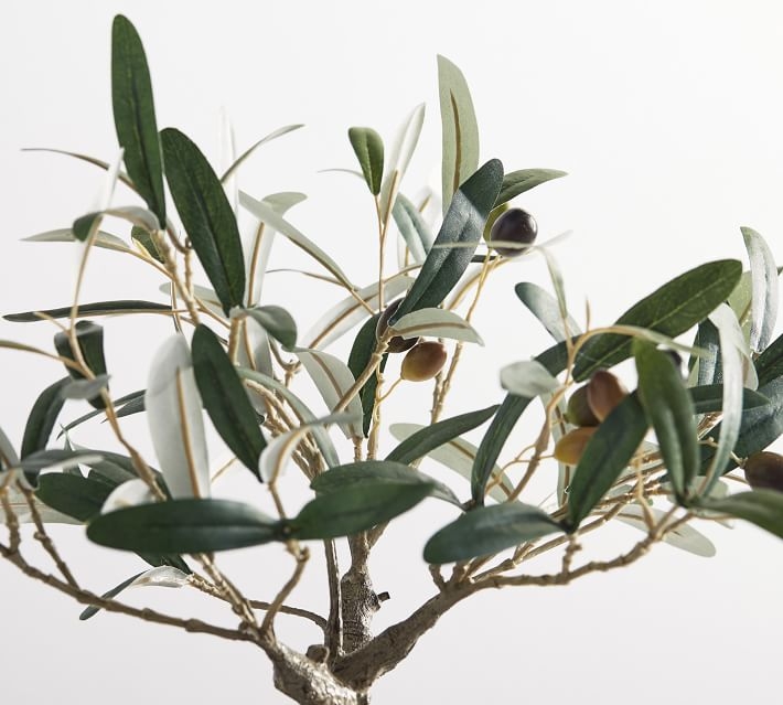 Faux Potted Olive Tree, Mini - Image 1