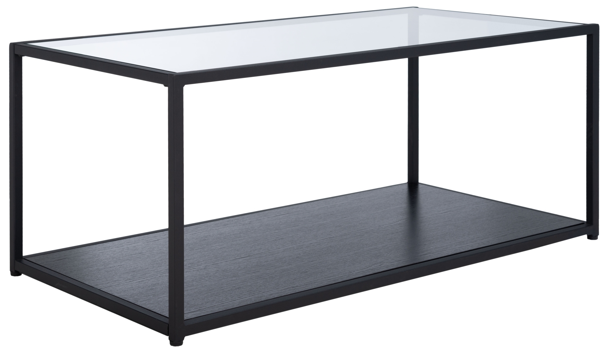 Ackley Coffee Table - Black - Safavieh - Image 5