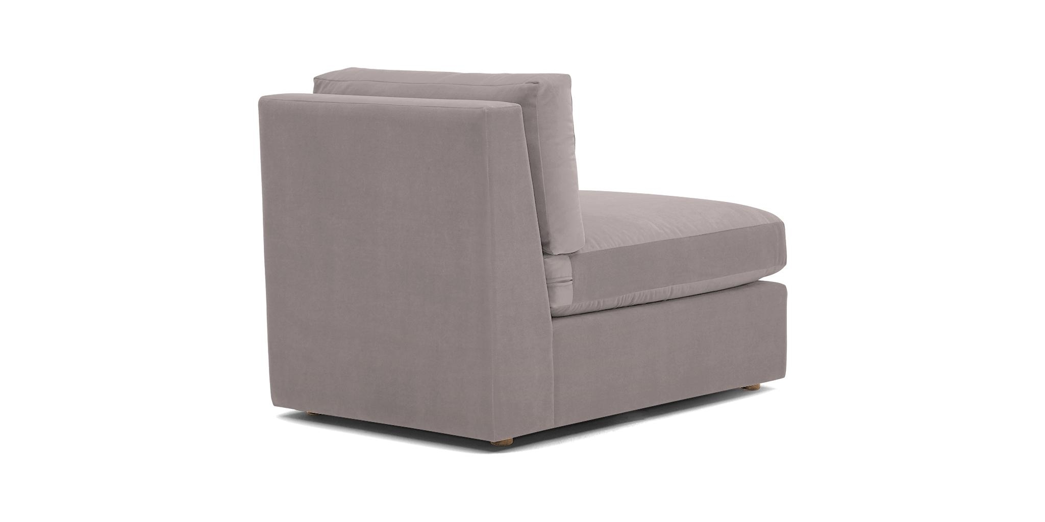 Purple Daya Mid Century Modern Armless Chair - Sunbrella Premier Wisteria - Image 3