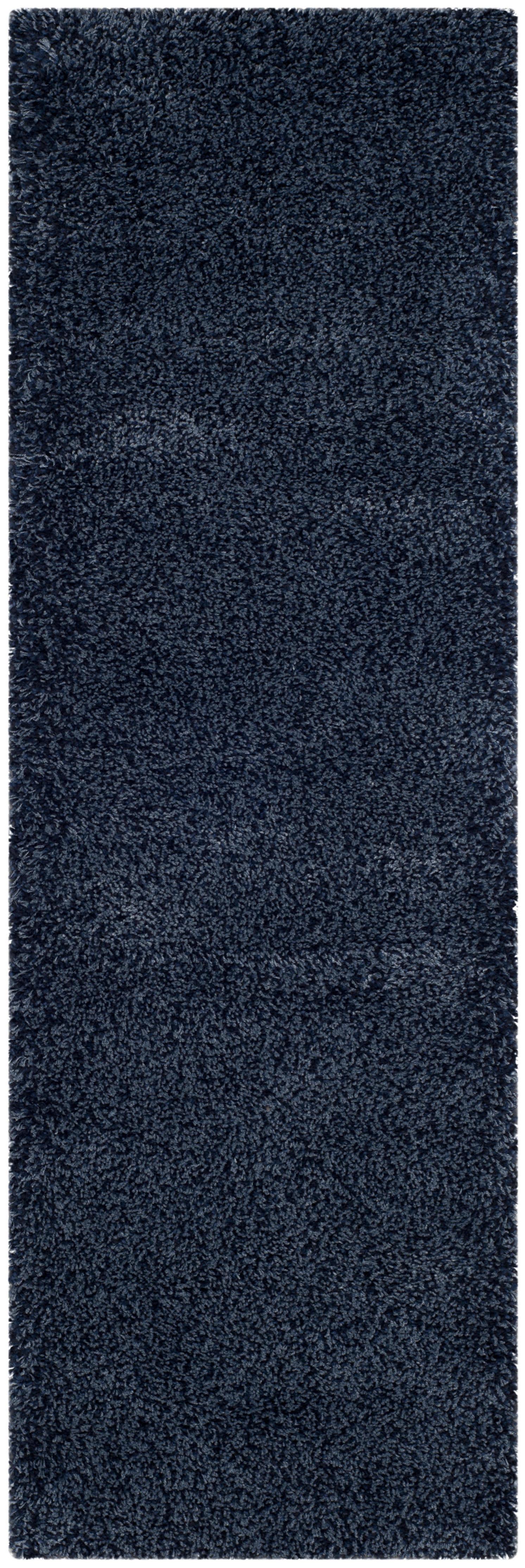 Arlo Home Woven Area Rug, SGN725-7070, Navy,  2' 3" X 7' - Image 0