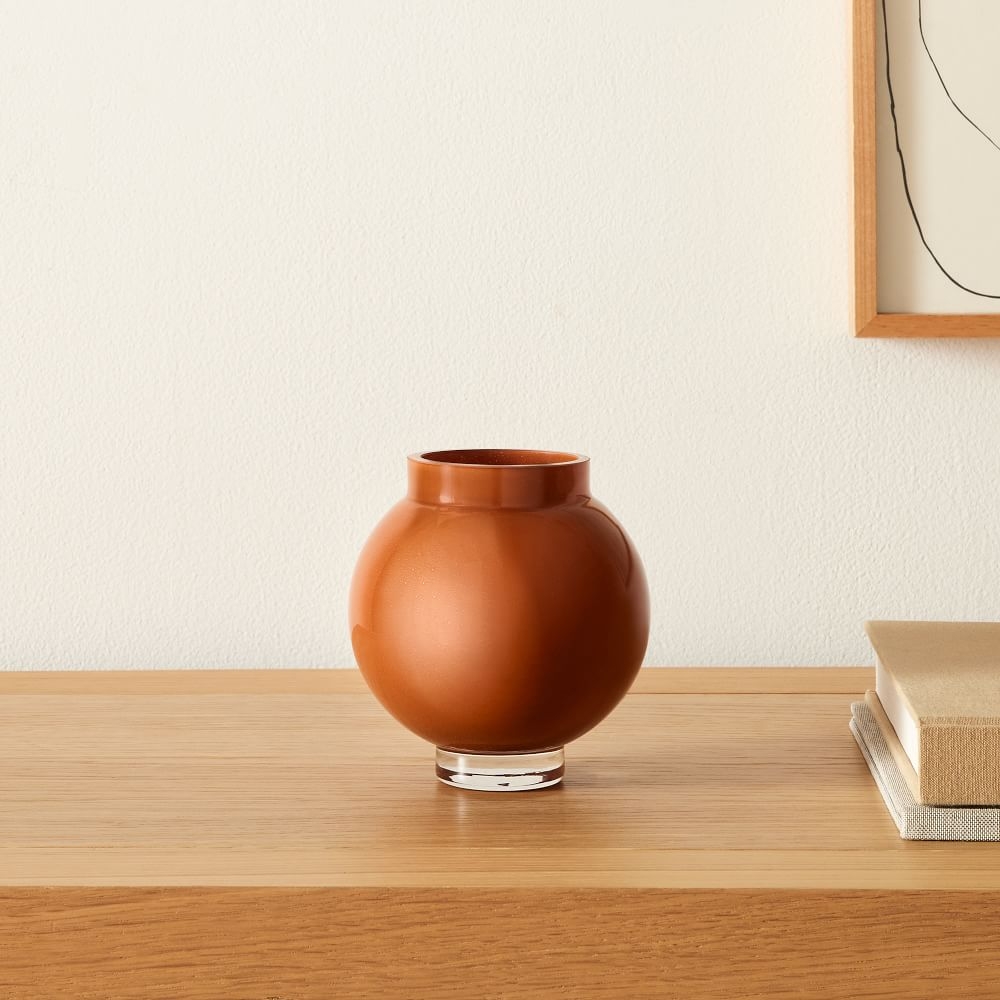 Mari Vase, Rust, Small - Image 0
